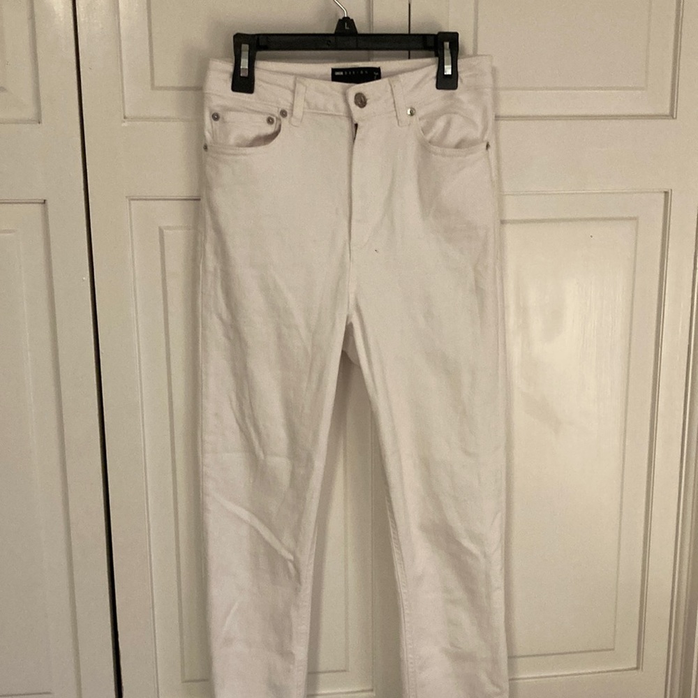 ASOS tall white skinny jeans